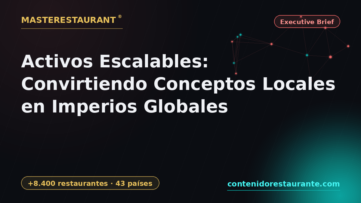 Activos Escalables: Convirtiendo Conceptos Locales en Imperios Globales — Masterestaurant