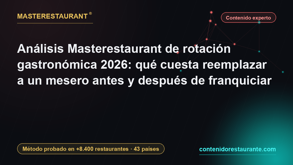 Masterestaurant Staff Turnover Analysis 2026: the true cost of replacing a server, and why it hits differently when you franchise — Masterestaurant