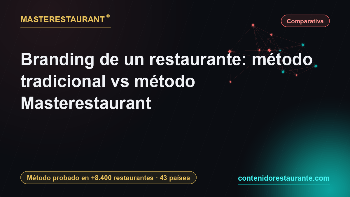 Restaurant branding: traditional method vs the Masterestaurant method — Masterestaurant
