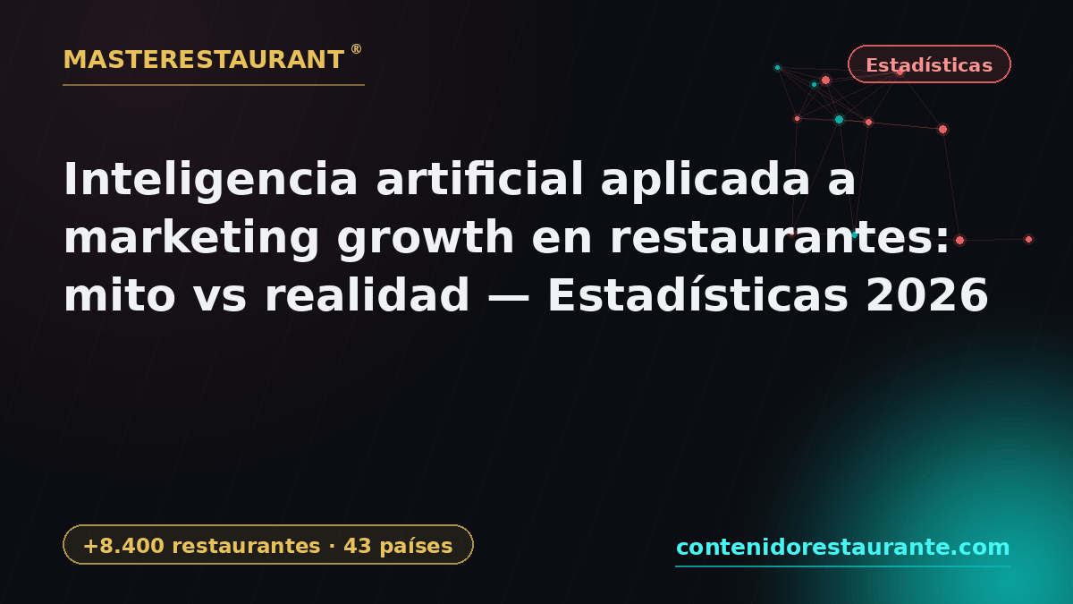 AI applied to marketing growth in restaurants: myth vs reality — 2026 statistics — Masterestaurant