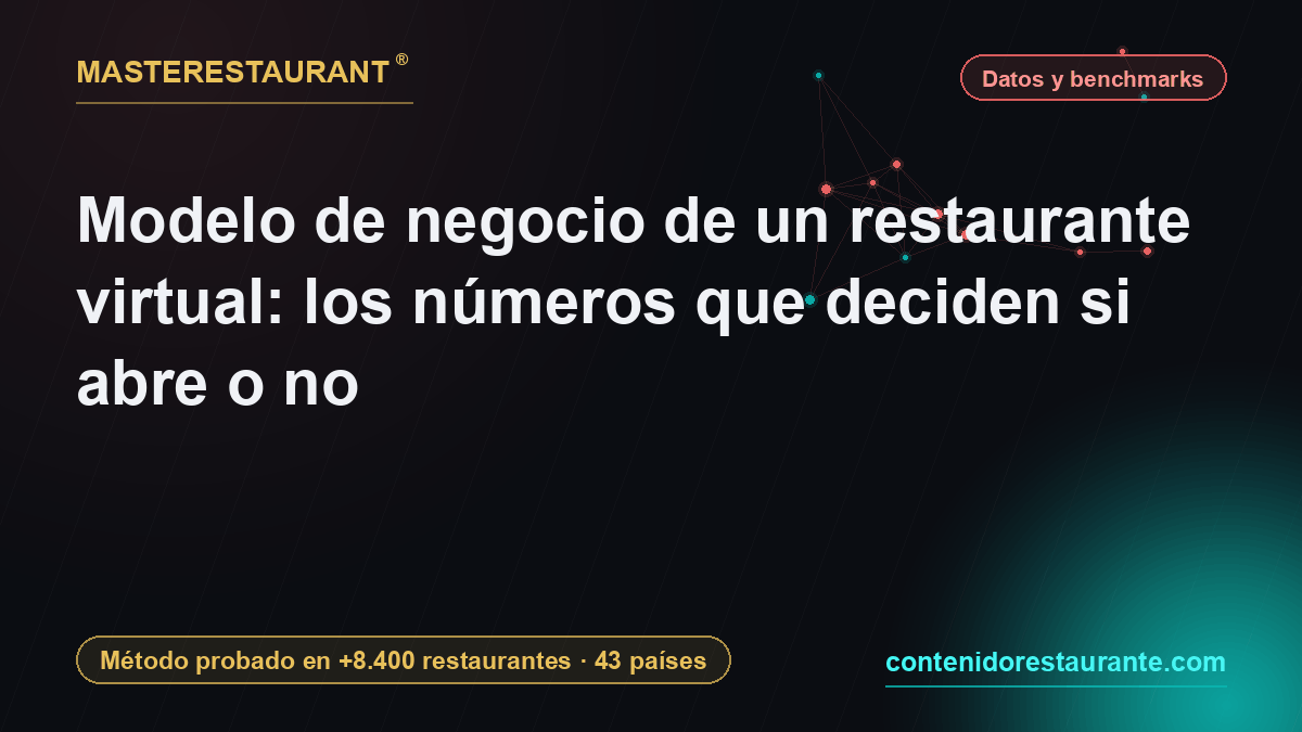 Virtual restaurant business model: the numbers that decide whether you open — Masterestaurant