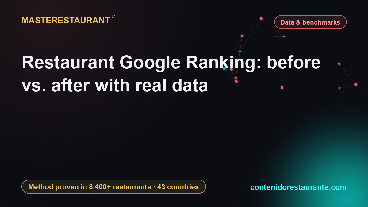Restaurant Google Ranking: before vs. after with real data — Masterestaurant