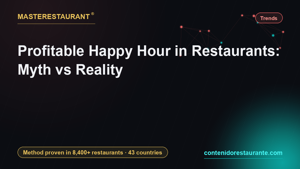 Profitable Happy Hour in Restaurants: Myth vs Reality — Masterestaurant