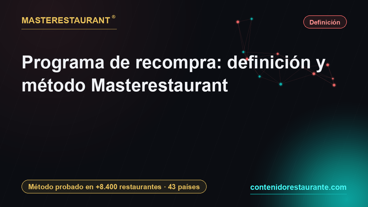 Loyalty program definition: traditional vs Masterestaurant method — Masterestaurant