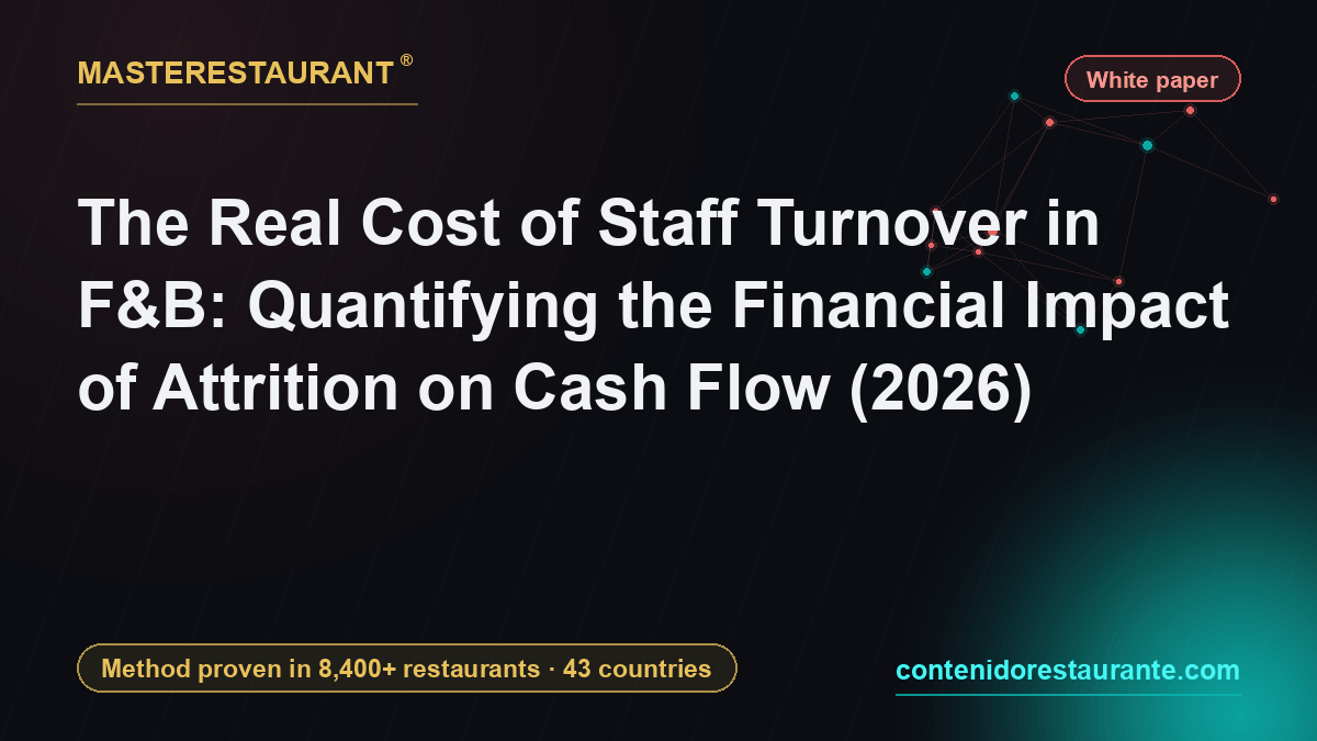 The Real Cost of Staff Turnover in F&B: Quantifying the Financial Impact of Attrition on Cash Flow (2026) — Masterestaurant