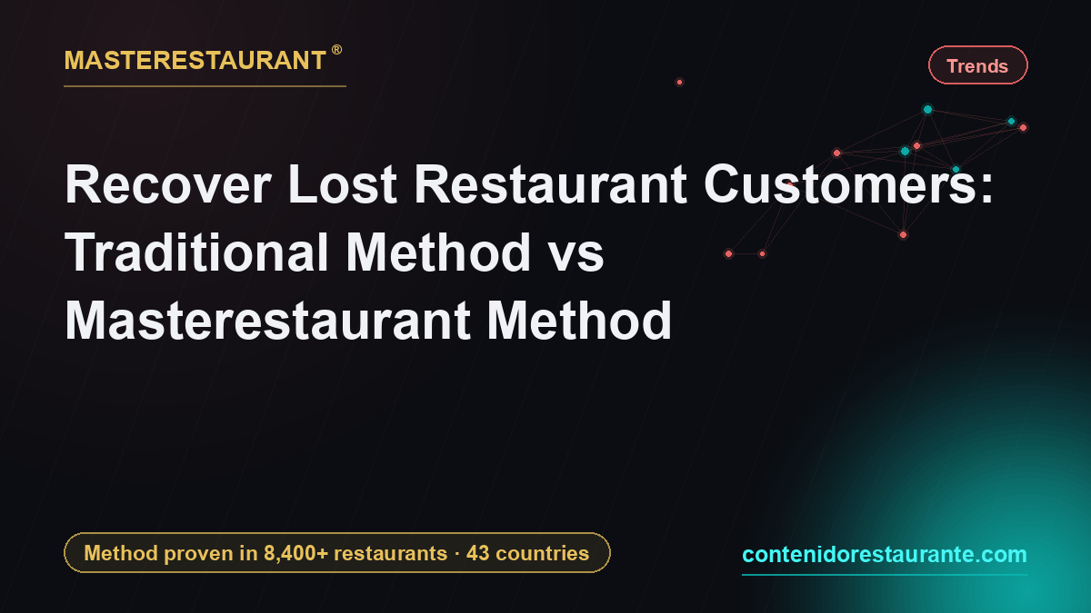 Recover Lost Restaurant Customers: Traditional Method vs Masterestaurant Method — Masterestaurant