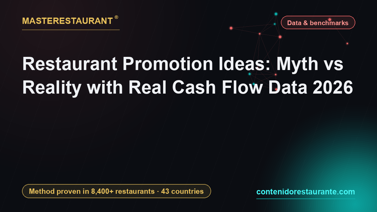 Restaurant Promotion Ideas: Myth vs Reality with Real Cash Flow Data 2026 — Masterestaurant
